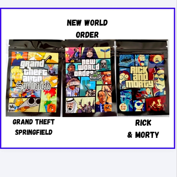 🌈6-ZIPLOCK BAGS-ALUMINUM BACKS - Picture 2 of 3